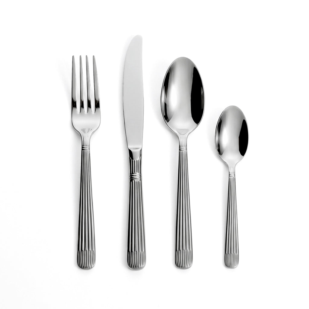 Art Culinaire - Zestaw Sztućców - Noblesse 24 Elementy - Stal Nierdzewna 18/10 - Srebrny