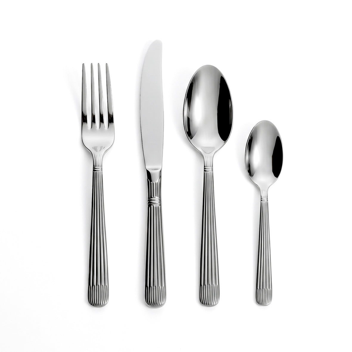 Art Culinaire - Zestaw Sztućców - Noblesse 24 Elementy - Stal Nierdzewna 18/10 - Srebrny