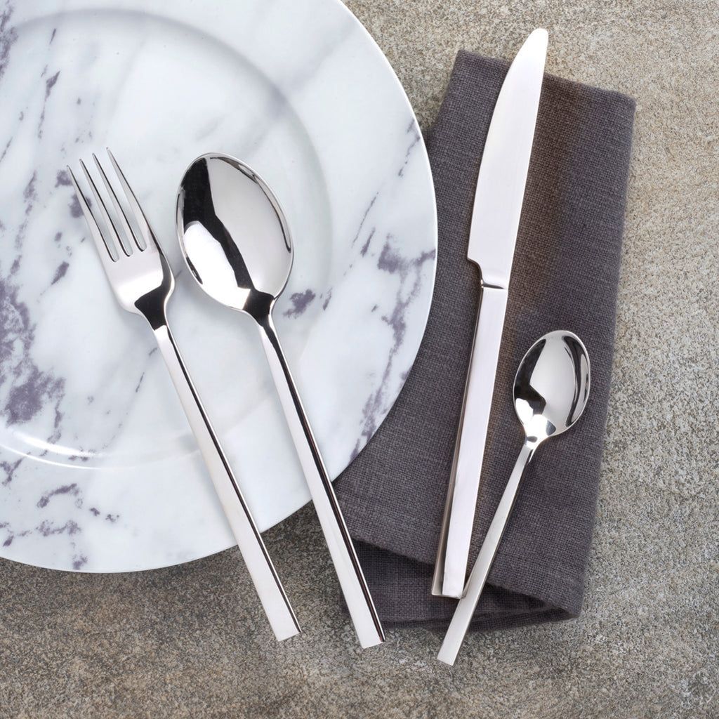 Art Culinaire - Cutlery Set - Atlas 30 Pieces - 18/10 Stainless Steel - Silver