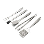 Art Culinaire - Set D'Ustensiles Pour Barbecue 6 Pièces - Grill - Acier Inoxydable 430 - Argent