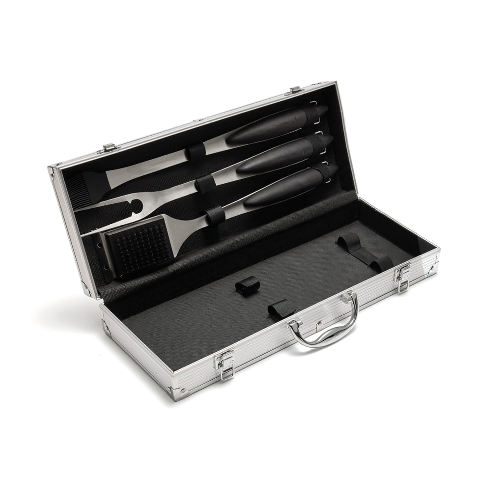 Art Culinaire - Set D'Ustensiles Pour Barbecue 6 Pièces - Grill - Acier Inoxydable 430 - Argent