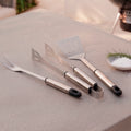 Art Culinaire - Set D'Ustensiles Pour Barbecue 3 Pièces - Grill - Acier Inoxydable 420 - Argent
