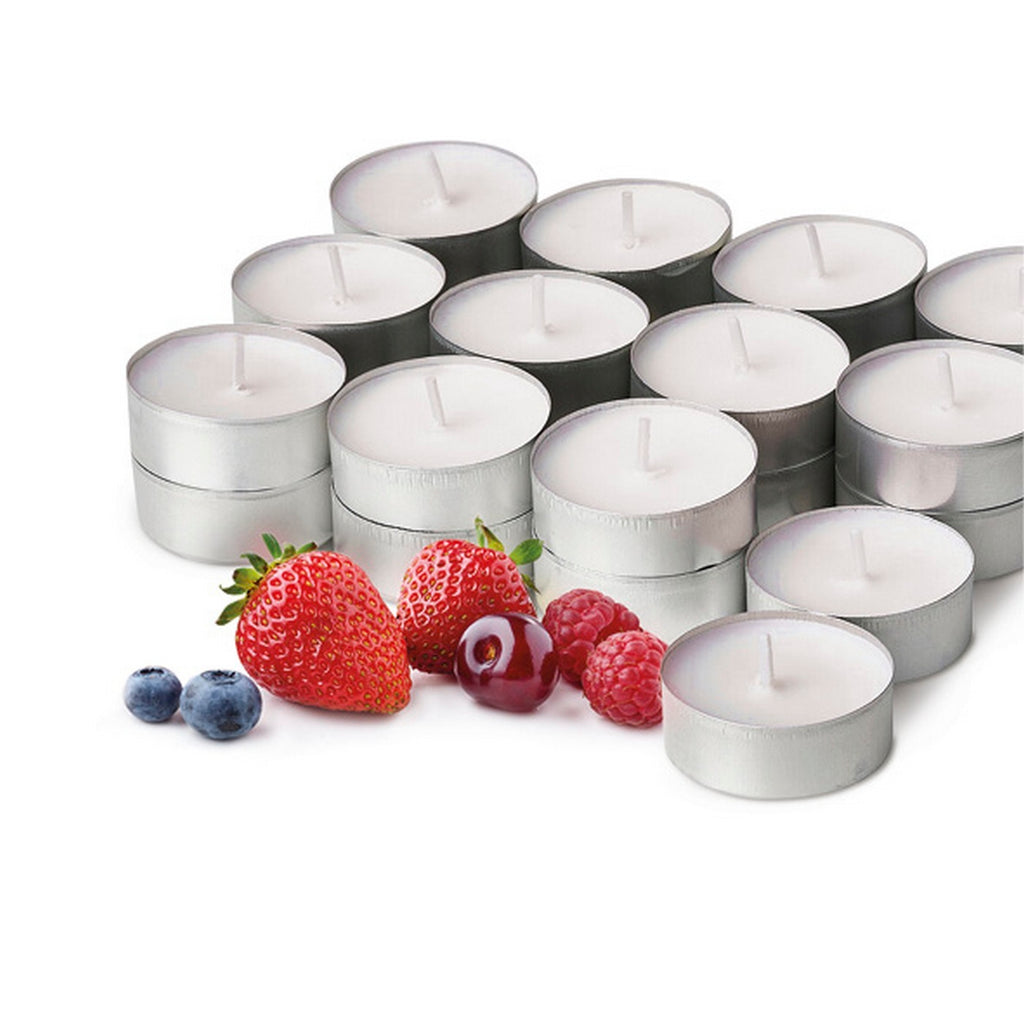 Set di 24 candele tealight - Frutti rossi -