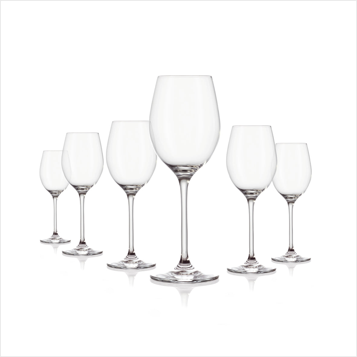 Set De 6 Verres À Vin Blanc - Prestige - Transparent
