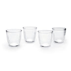 Set Of 4 Low Cups - Transparent