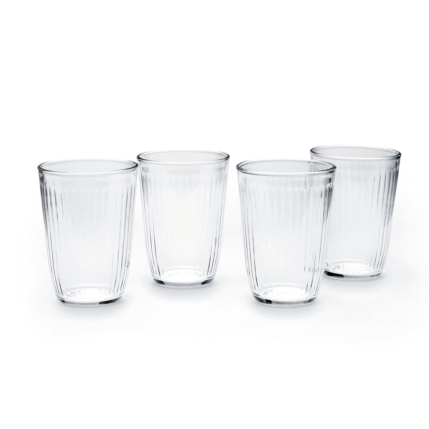 Lot De 4 Gobelets Hauts - Transparent