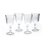 Set of 4 Wine Glasses - Transparent