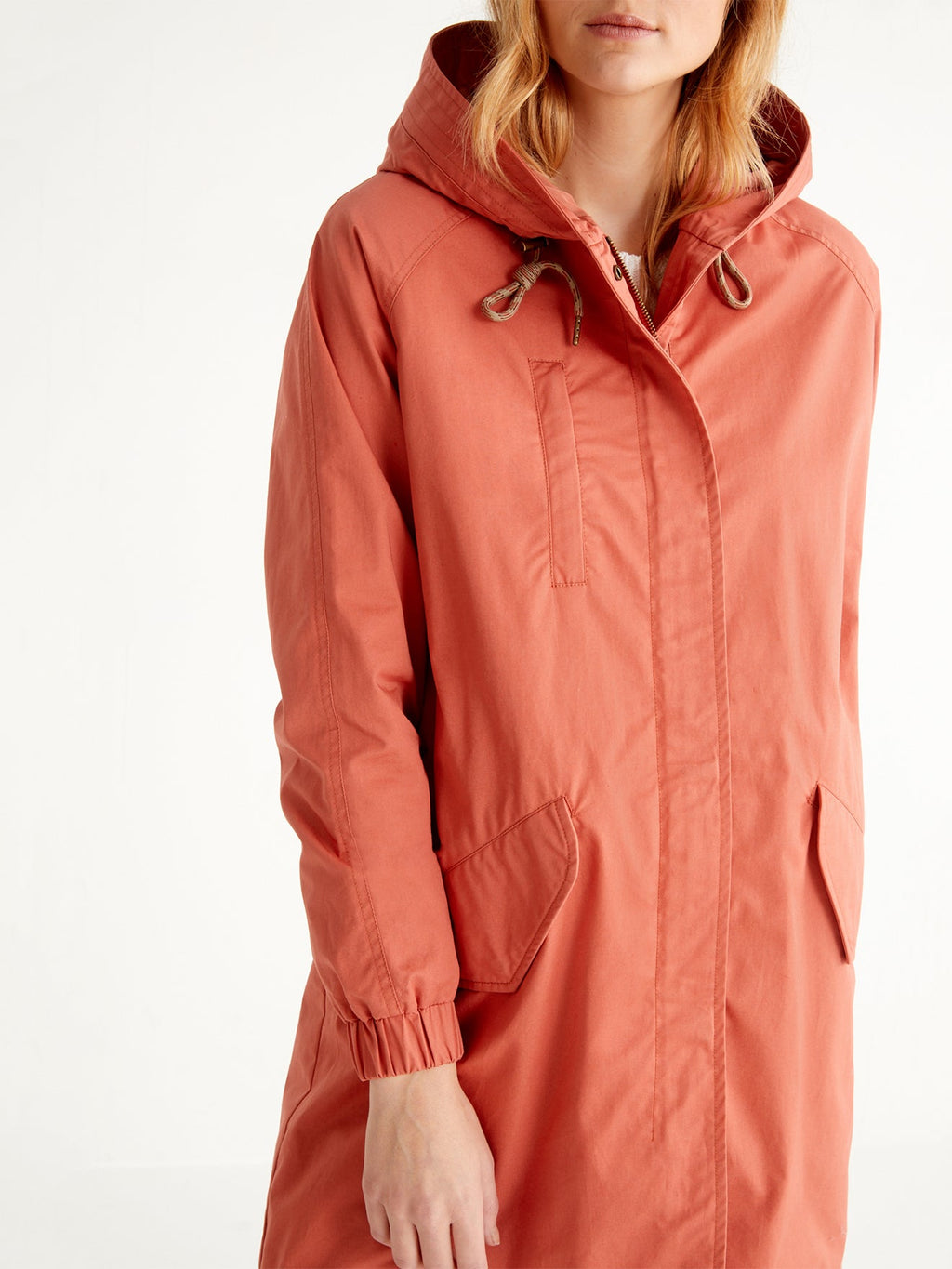 Parka ligera - Gris naranja oscuro - Mujer