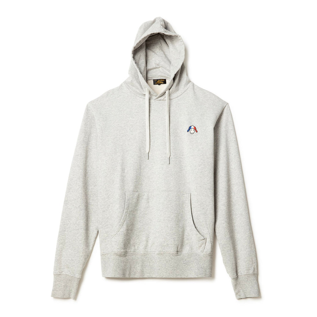 Sandiana Sheep Patch Hoodie - Grey Melange - Unisex