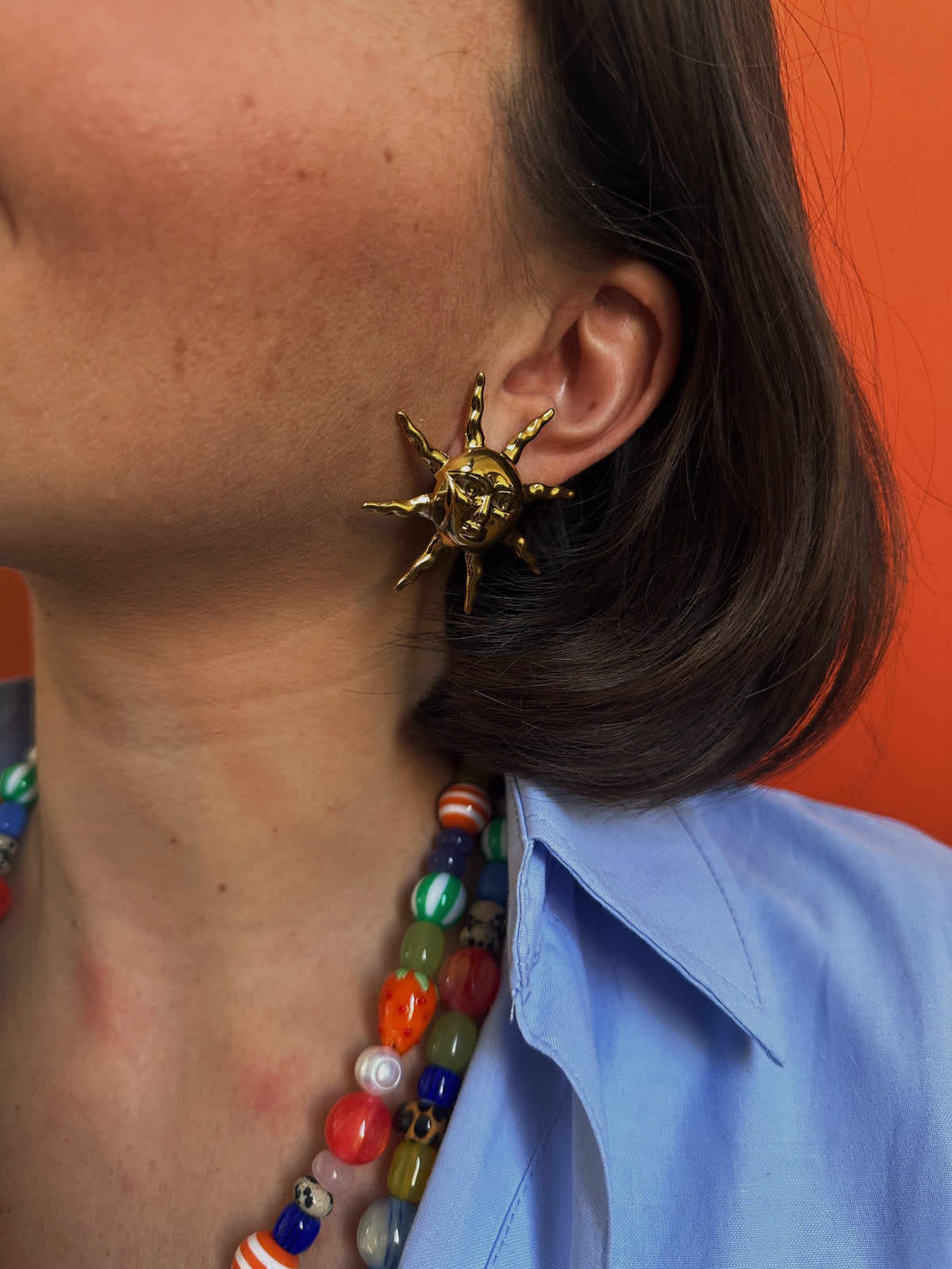 Boucles D'Oreilles Rose
