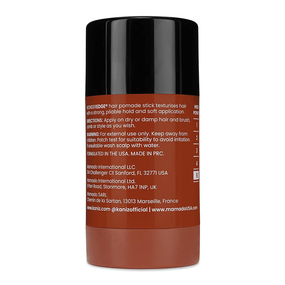 Kaniz Wonder Edge Strong Hold Hair Pomade Stick with Argan Oil, Coconut Banana, 2.36 Oz