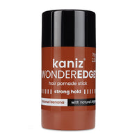 Kaniz Wonder Edge Strong Hold Hair Pomade Stick with Argan Oil, Coconut Banana, 2.36 Oz