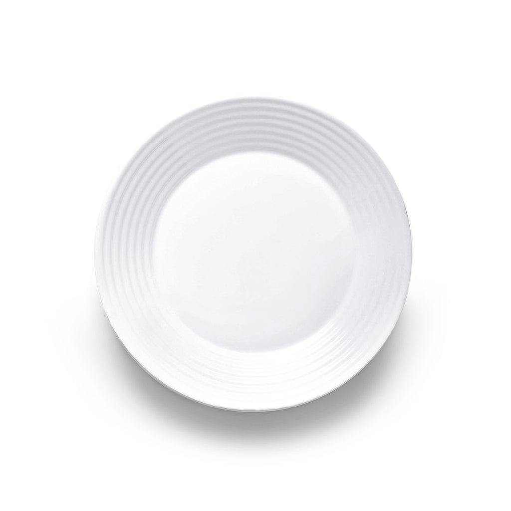 Art Culinaire - Serwis Obiadowy 18 Elementów - Rondo - Szkło Opalowe - Biały