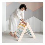 Pikler Triangle + Large Double-Sided Slide