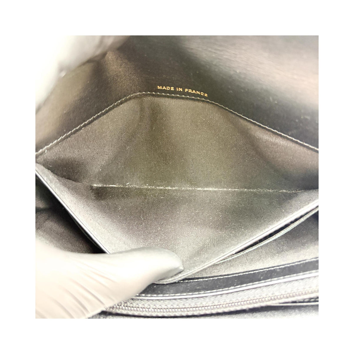 Chanel - Lång Boy Flap-plånbok i läder - Svart