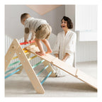 Pikler Triangle + Large Double-Sided Slide