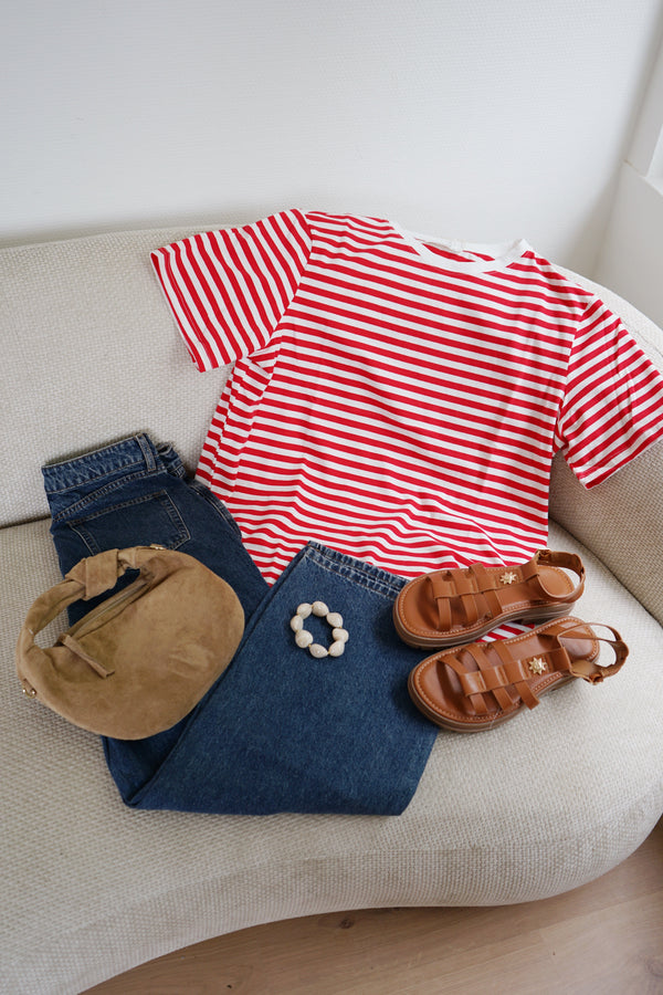 Red Striped T-Shirt Jules