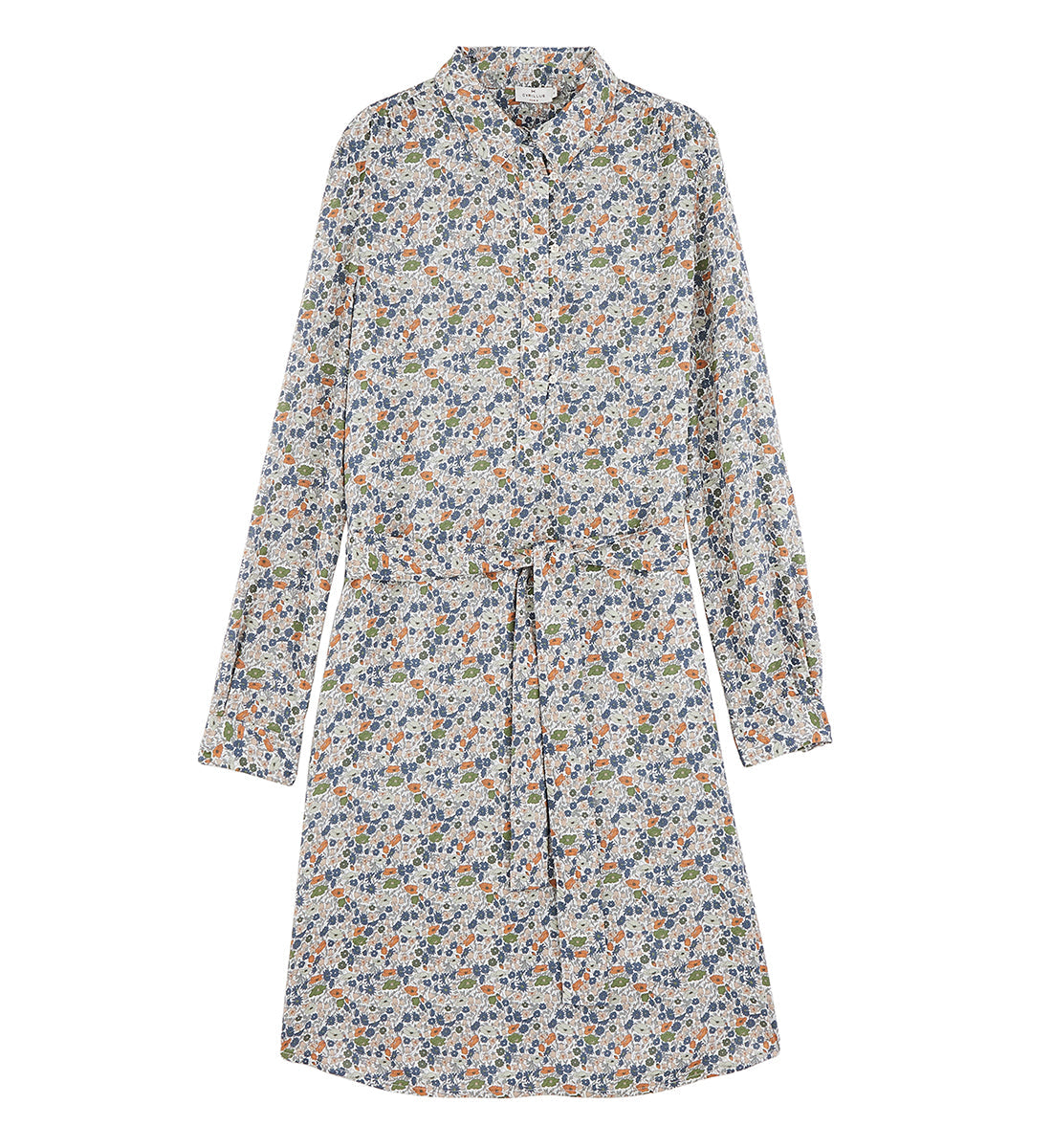 Vestido Lib Poppy - Estampado azul oscuro - Mujer