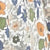 Vestido Lib Poppy - Estampado azul oscuro - Mujer