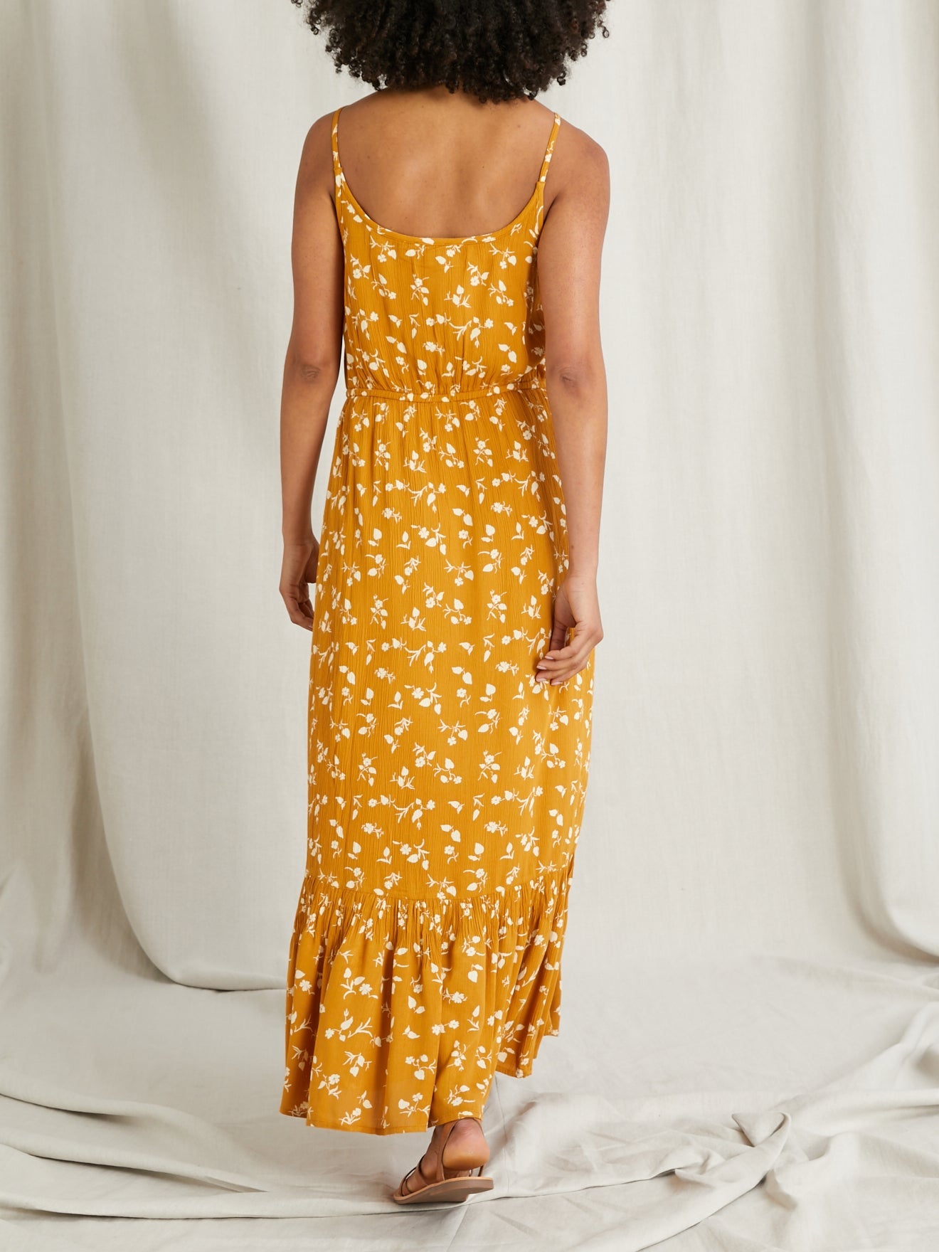 Robe Isadora Ja - Jaune Fonce Imprime - Femme
