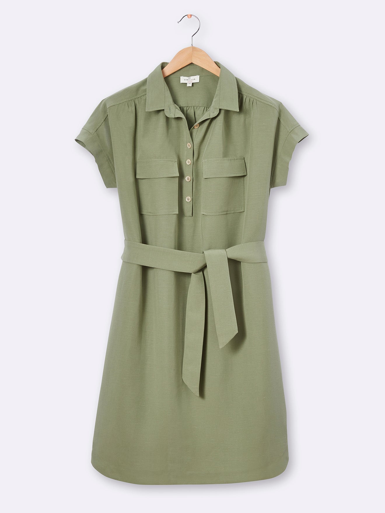Robe Mc Courte - Vert Fonce Grise - Femme