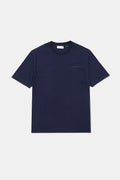 Mini Logo Plain Navy T-Shirt