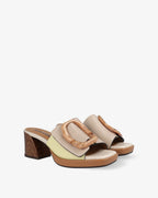 Flora Clogs - Multi/Taupe