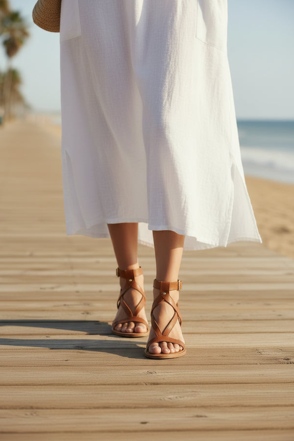 Sandales Hermance - Camel