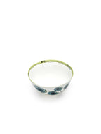 Midnight Flowers – 2er-Set Schalen – L – Bone-China-Porzellan – Anemone Vaniglia
