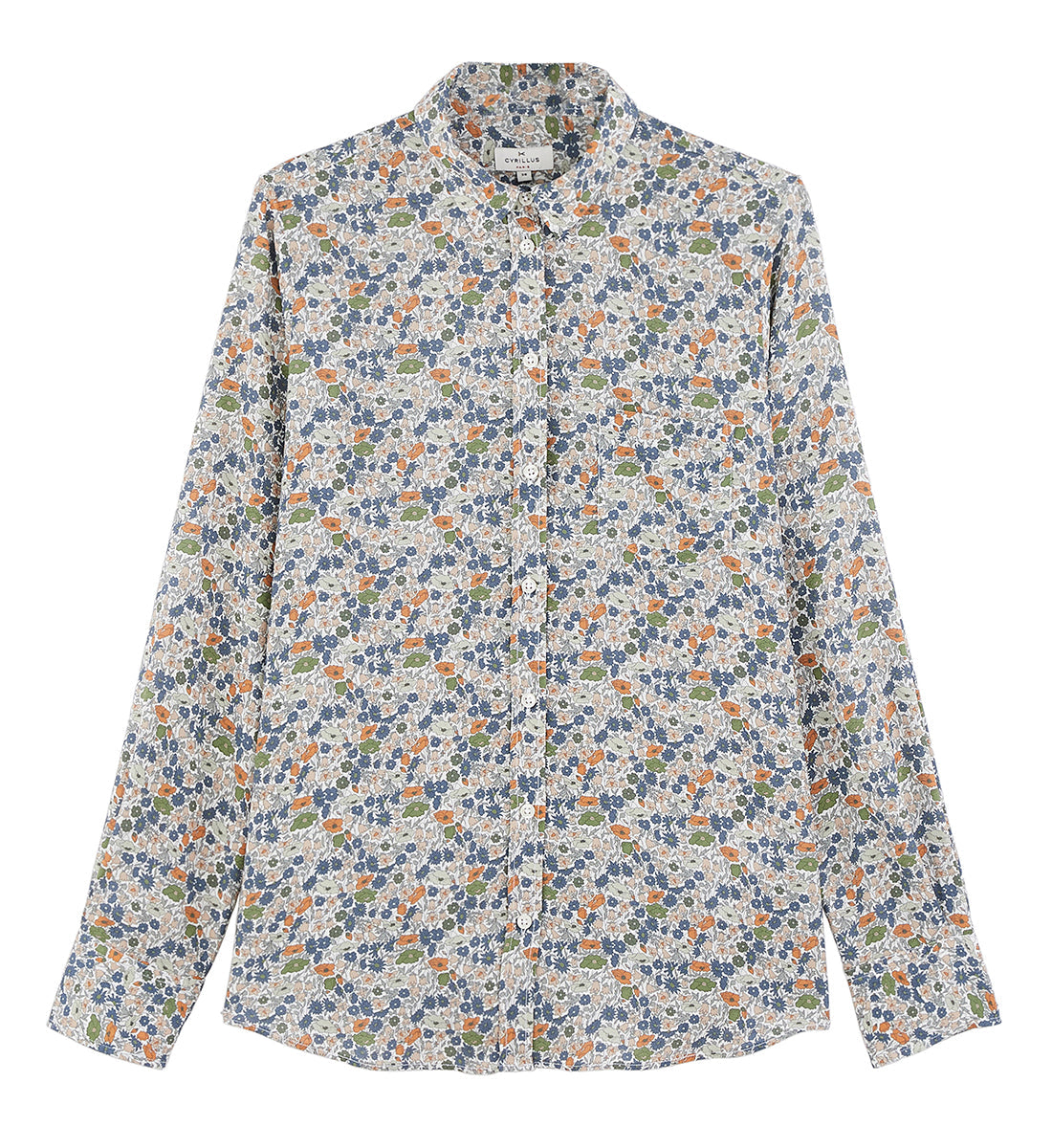 Camisa Ico Libert - Estampado azul oscuro - Mujer