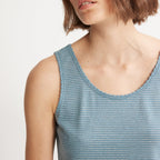 Debardeur Raye - Bleu Fonce Raye - Femme