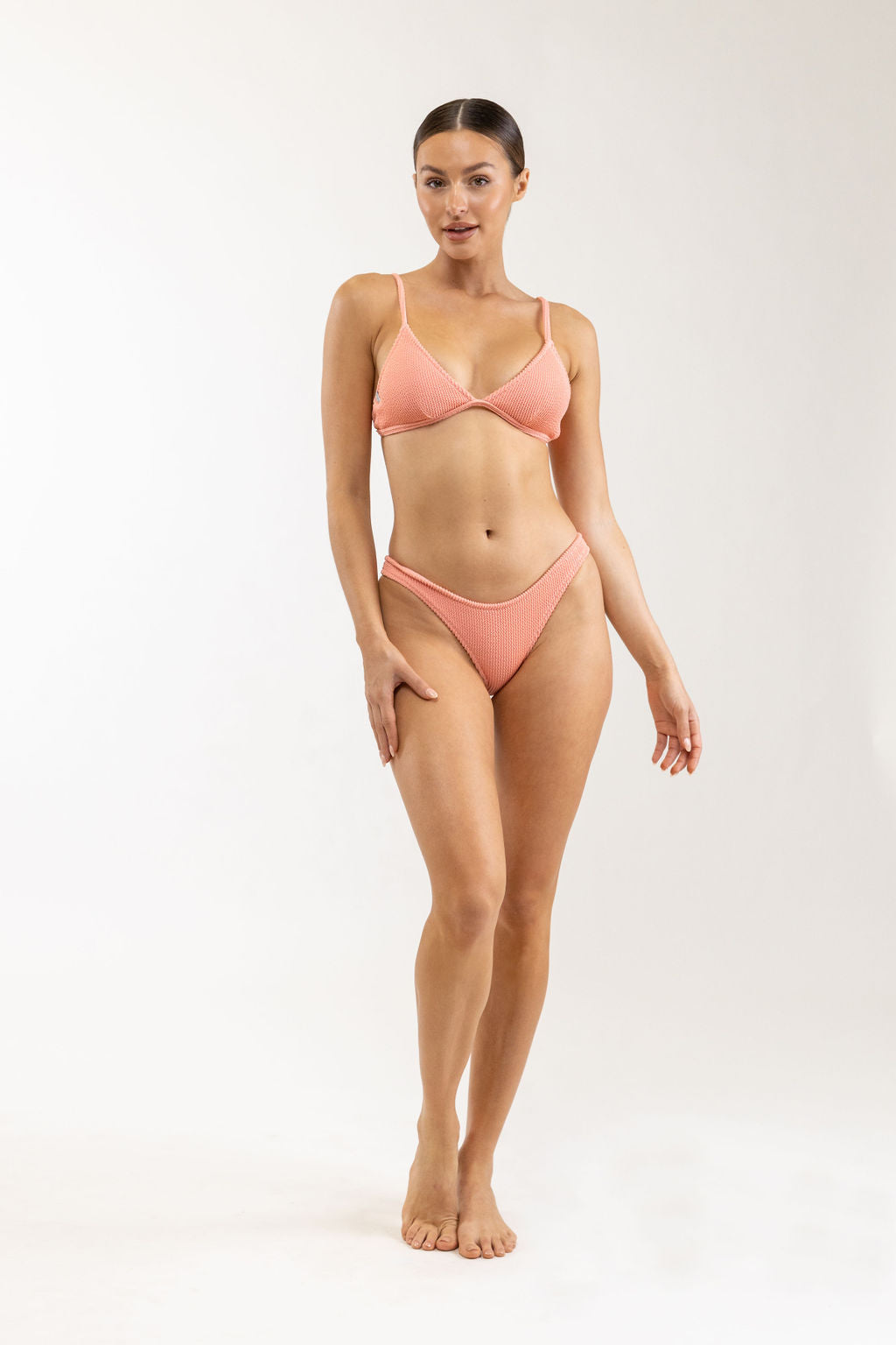 Rhythm - Haut De Maillot Wave Break Fixed Tri Top - Rose - Femme