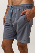 Textured Beach Jam - Slate - Homme