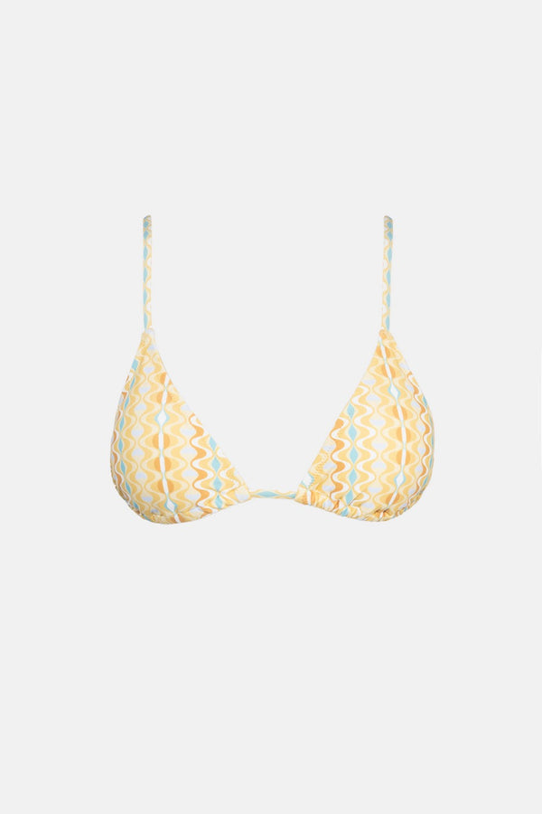 Rhythm - Sunray Slide Tri Top Swimsuit - Gold - Women