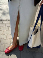Golden Hours We Had Ballet Flats - Red