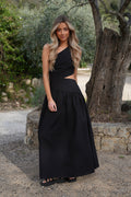 Robe Longue Émeline - Noire