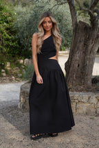 Robe Longue Émeline - Noire