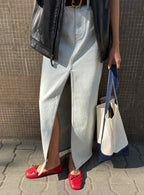 Golden Hours We Had Ballet Flats - Red