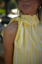 Fabio Striped Top - Yellow