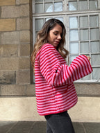 Chaqueta Polar a Rayas Carmen