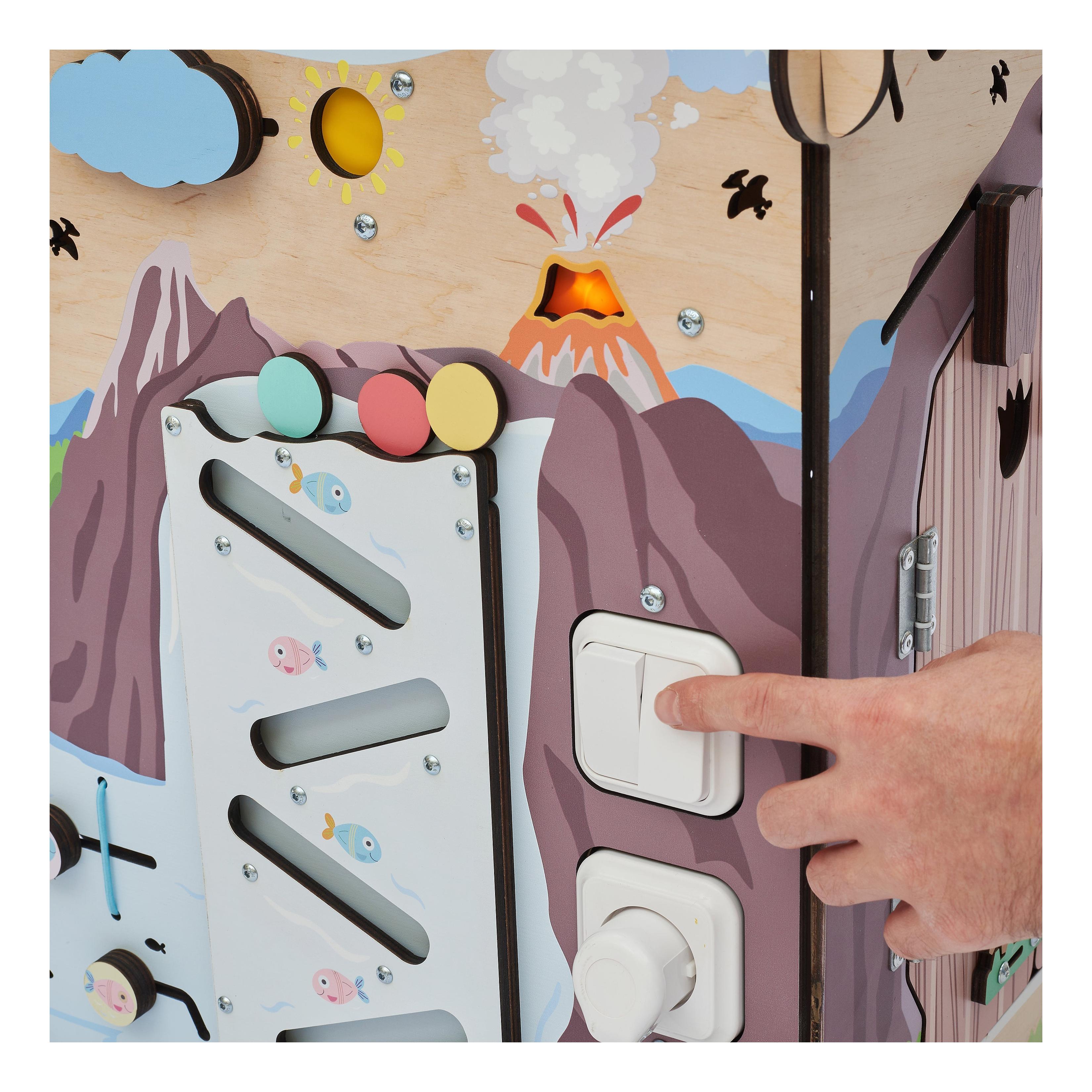 Busy Board Dino Educational Playhouse With Lighting