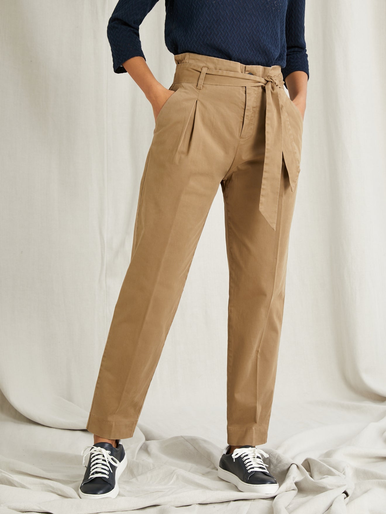 Carotte Coton C - Beige Clair Uni - Femme