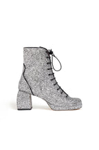 Starlette Ankle Boots - Glitter Silver