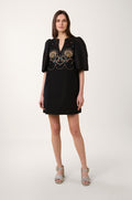 Robe Courte Coquillage - Noir