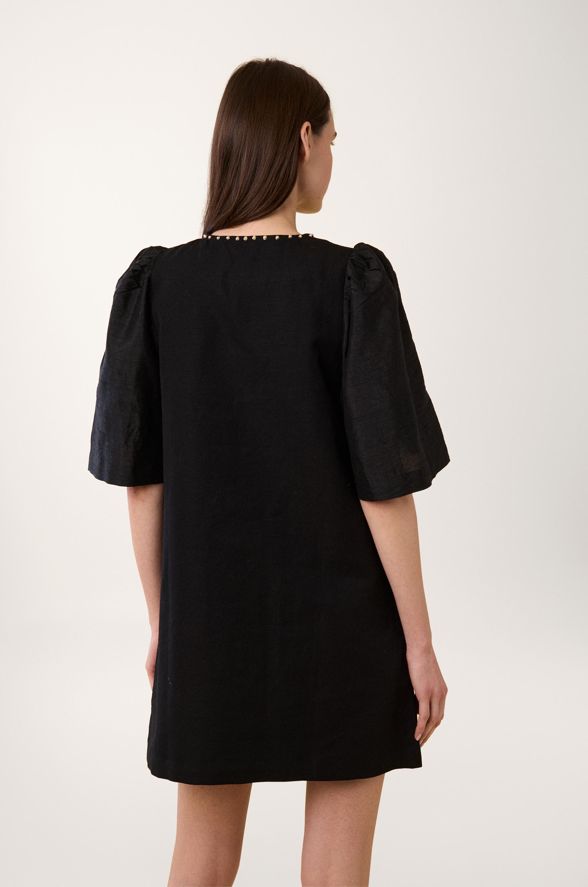 Robe Courte Coquillage - Noir