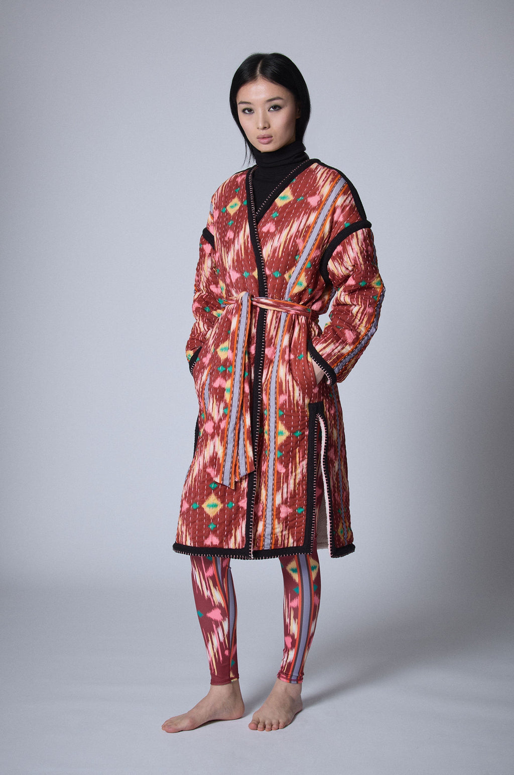 Ikat Coat - Print