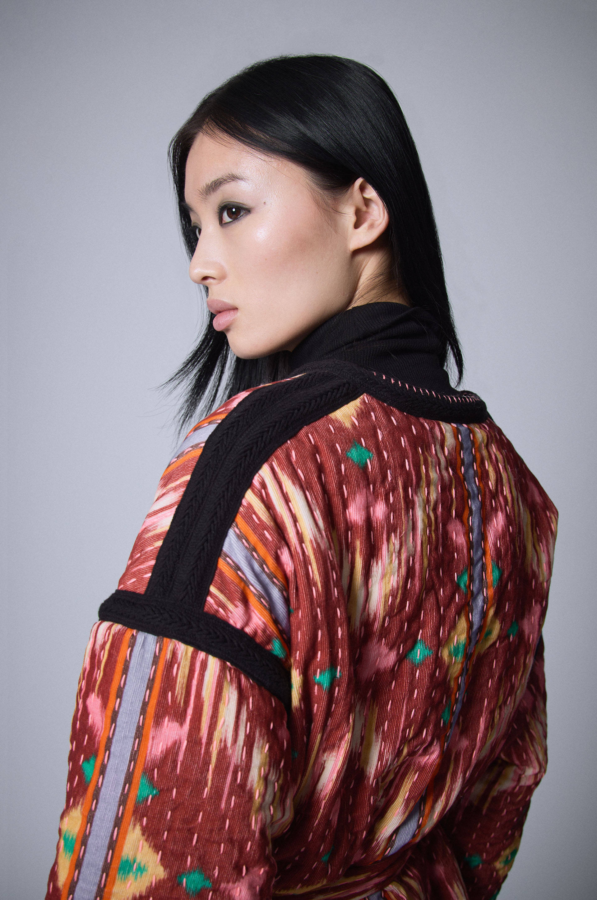 Ikat Coat - Print