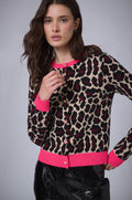 Cardigan Panther Jacquard