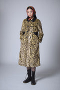 Manteau En Fausse Fourrure - Leopard
