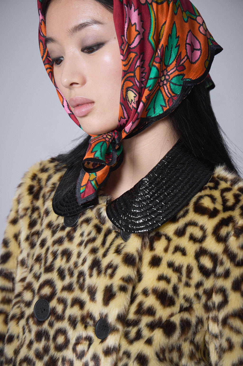 Manteau En Fausse Fourrure - Leopard